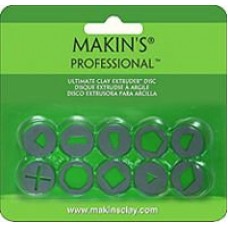 Makins Набор дисков «A» к экструдеру для полимерной глины,10 насадок,  35155