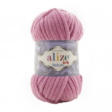 Пряжа для вязания Ализе Velluto (100% микрополиэстер) 5х100г/68м цв.098 розовый