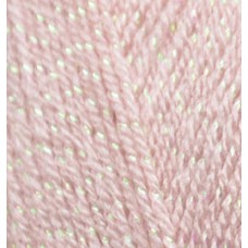 Пряжа для вязания Ализе Sal simli (95% акрил, 5% металлик) 5х100г/460м цв.161 пудра