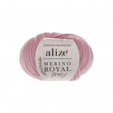 Пряжа для вязания Ализе Merino Royal Fine (100% шерсть) 10х50г/175м цв.198 сухая роза