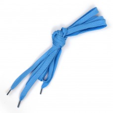Шнурки TBY плоские 08мм SLF060 цв.голубой длина 130 см уп.10шт
