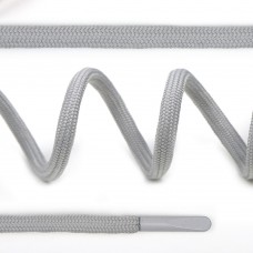 Шнурки круглые полиэфир 4 мм цв. св.серый S204 TBY 7290-0036, длина 130 см, упак. 50 шт