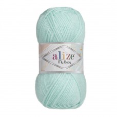 Пряжа для вязания Ализе My Baby (100% акрил) 5х50г/150м цв.189 св.бирюзовый