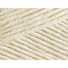 Пряжа для вязания Ализе Cotton gold plus (55% хлопок, 45% акрил) 5х100г/200м цв.001 кремовый
