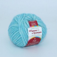 Пряжа для вязания ТРО Фиджи (20% мериносовая шерсть, 60% хлопок, 20% акрил) 5х50г/95м цв.0222 голубая бирюза