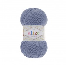 Пряжа для вязания Ализе Happy Baby (65% акрил, 35% полиамид) 5х100г/350м цв.374 голубой
