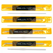 Набор крючков для вязания Maxwell Gold металлические со специальным покрытием MAXW.38542 (2.0 мм/ 3.0 мм/ 4.0 мм/ 5.0 мм)