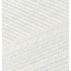 Пряжа для вязания Ализе Diva Stretch (92% микроакрил, 8% РВТ) 5х100г/400м цв.062 молочный