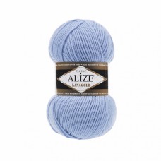 Пряжа для вязания Ализе LanaGold (49% шерсть, 51% акрил) 5х100г/240м цв.040 голубой