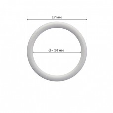 Кольцо для бюстгальтера металл ARTA.F.2831 Ø14мм, цв.001 белый, уп.50шт