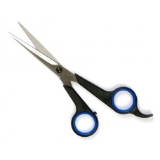 Ножницы КРАМЕТ Н-087 парикмахерские с усилителем и  комб. ручками Soft Touch, 170 мм