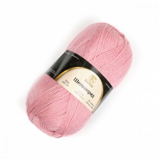 Пряжа для вязания КАМТ Шелкопряд (70% п/т шерсть, 30% искусственный шелк) 5х100г/300 цв.056 розовый