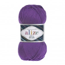 Пряжа для вязания Ализе Diva Plus (100% микрофибра акрил) 5х100г/220м цв.475 фиолетовый