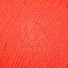 Пряжа для вязания КАМТ Карамелька (100% акрил) 10х50г/175м цв.126 ярк.коралл