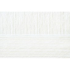 Пряжа для вязания ПЕХ Перуанская альпака (50% альпака, 50% меринос шерсть) 10х50г/150м цв.001 белый