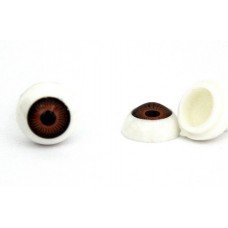 Глазки круглые N13 КЛ.23434 цв.карий, 12 мм уп.4шт