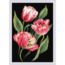 Набор РИОЛИС мозаичная картина AM0070 Ранние тюльпаны 21х30 см