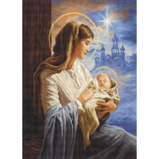 Набор для вышивания LUCA-S  G617 Дева Мария с Младенцем 18х25см