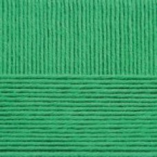 Пряжа для вязания ПЕХ Нежная (50% хлопок, 50% акрил) 5х50г/150м цв.480 ярк.зелень