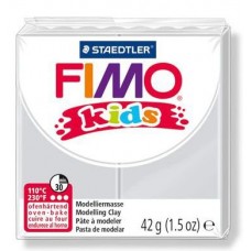 FIMO kids полимерная глина для детей, уп. 42г цв.св.серый, 8030-80