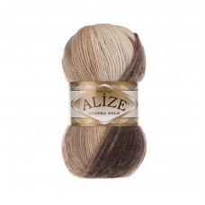 Пряжа для вязания Ализе Angora Gold Batik (20% шерсть, 80% акрил) 5х100г/550м цв.6779