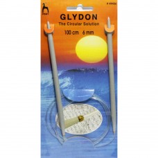 49456 PONY GLYDON Спицы круговые 6,00 мм/100 см, пластик