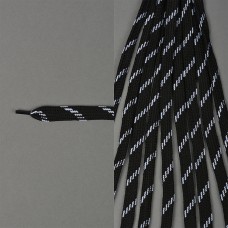 Шнурки TBY плоские 10мм SLF015 длина 130 см двухцветные уп.50шт