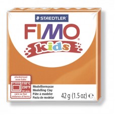 FIMO kids полимерная глина для детей, уп. 42г цв.оранжевый, 8030-4