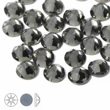 Стразы термоклеевые Xirius 8+8 граней SS16 (3,8-4,0 мм) HF16-12 цв.Black Diamond, уп.100шт