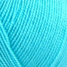 Пряжа для вязания ПЕХ Бисерная (100% акрил) 5х100г/450м цв.222 голубая бирюза