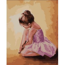 Картины по номерам Балерина малышка MG2055 40х50 тм Цветной