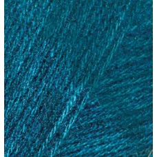 Пряжа для вязания Ализе Angora Real 40 (40% шерсть, 60% акрил) 5х100г/480м цв.017 петроль