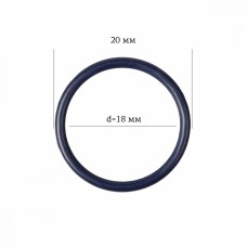 Кольцо для бюстгальтера металл ARTA.F.2976 Ø17,8мм, цв.061 темно-синий, уп.50шт