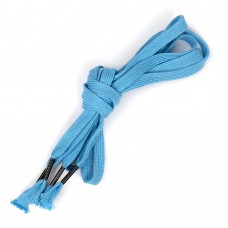 Шнурки TBY плоские 10мм SLF067 цв.голубой длина 130 см уп.10шт