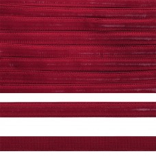 Резинка TBY бельевая (с силиконом) 61009 10мм цв.S059 темно-красный уп.10м