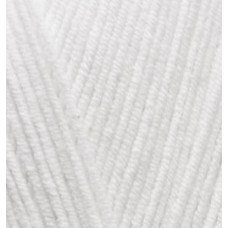 Пряжа для вязания Ализе Cotton gold (55% хлопок, 45% акрил) 5х100г/330м цв.055 белый