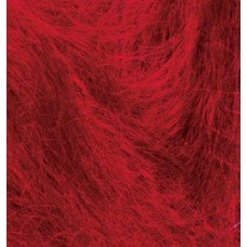 Пряжа для вязания Ализе Mohair classic NEW (25% мохер, 24% шерсть, 51% акрил) 5х100г/200м цв.056 красный