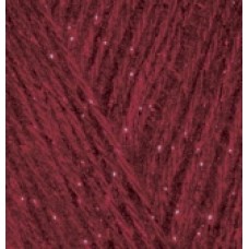 Пряжа для вязания Ализе Angora Gold Simli (5% металлик, 20% шерсть, 75% акрил) 5х100г/500м цв.057 бордовый