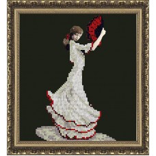 Набор для вышивания бисером КРАСА И ТВОРЧЕСТВО 40614 Танец страсти 14,8х16,2 см