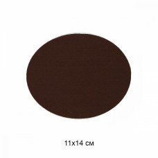 Заплатки замшевые ТЕР.RO.46 11х14см, цв.коричневый, уп.10шт