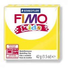FIMO kids полимерная глина для детей, уп. 42г цв.желтый, 8030-1