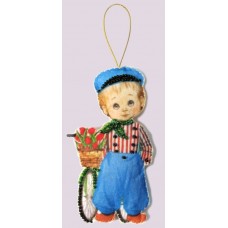 Наборы для вышивания декоративных игрушек BUTTERFLY  F074 Кукла. Голландия - М