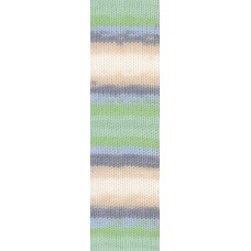 Пряжа для вязания Ализе Sekerim Batik (90% акрил, 10% полиамид) 5х100г/350м цв.6538 секционная