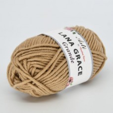 Пряжа для вязания ТРО LANA GRACE Grande (25% мериносовая шерсть, 75% акрил супер софт) 5х100г/65м цв.0192 песочный