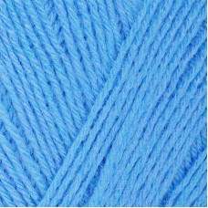 Пряжа для вязания ПЕХ Детский каприз трикотажный (50% мериносовая шерсть, 50% фибра) 5х50г/400м цв.005 голубой