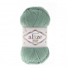 Пряжа для вязания Ализе Cotton Gold Hobby (55% хлопок, 45% акрил) 5х50г/165м цв.015 водяная зелень