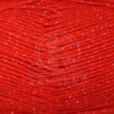 Пряжа для вязания КАМТ Праздничная (48% кашмилон, 48% акрил, 4% метанин) 10х50г/160м цв.223 алый