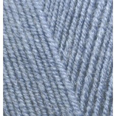 Пряжа для вязания Ализе LanaGold Fine (49% шерсть, 51% акрил) 5х100г/390м цв.221 светлый джинс 
