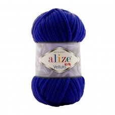 Пряжа для вязания Ализе Velluto (100% микрополиэстер) 5х100г/68м цв.360 т.синий
