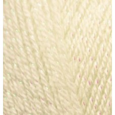 Пряжа для вязания Ализе Sal simli (95% акрил, 5% металлик) 5х100г/460м цв.067 молочно-бежевый